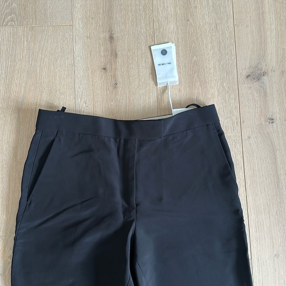 NWT Helmut Lang Pants, Cropped Tailored Hem, Black, Size 6